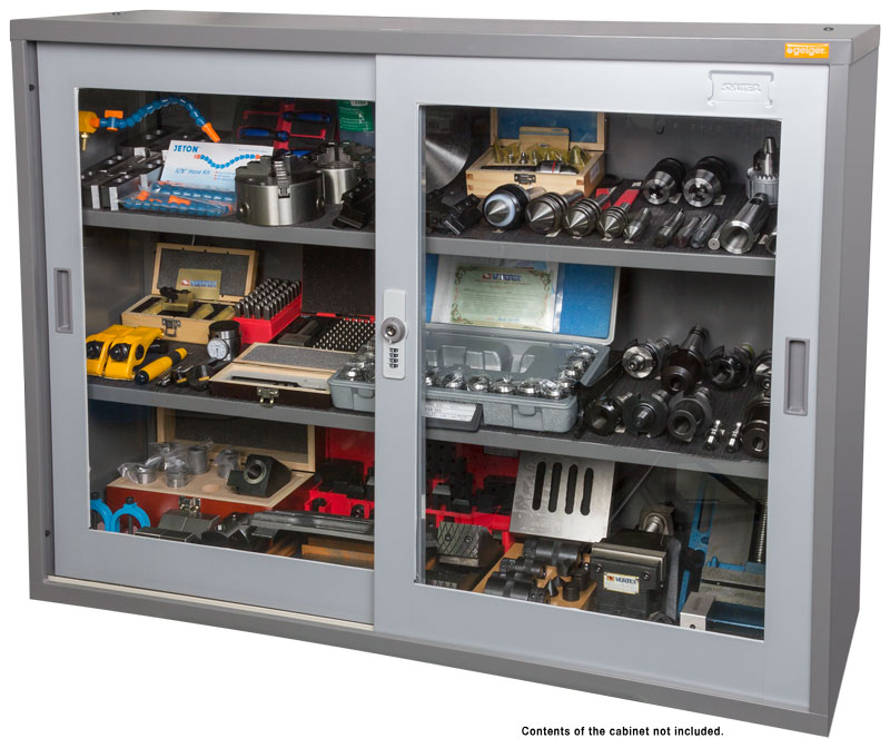 Lockable Glass Door Display Cabinet